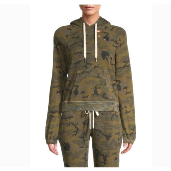 n:PHILANTHROPY Gamble Hoodie Sweatshirt in Olive Camo SZ Small NWT - Picture 2 of 11